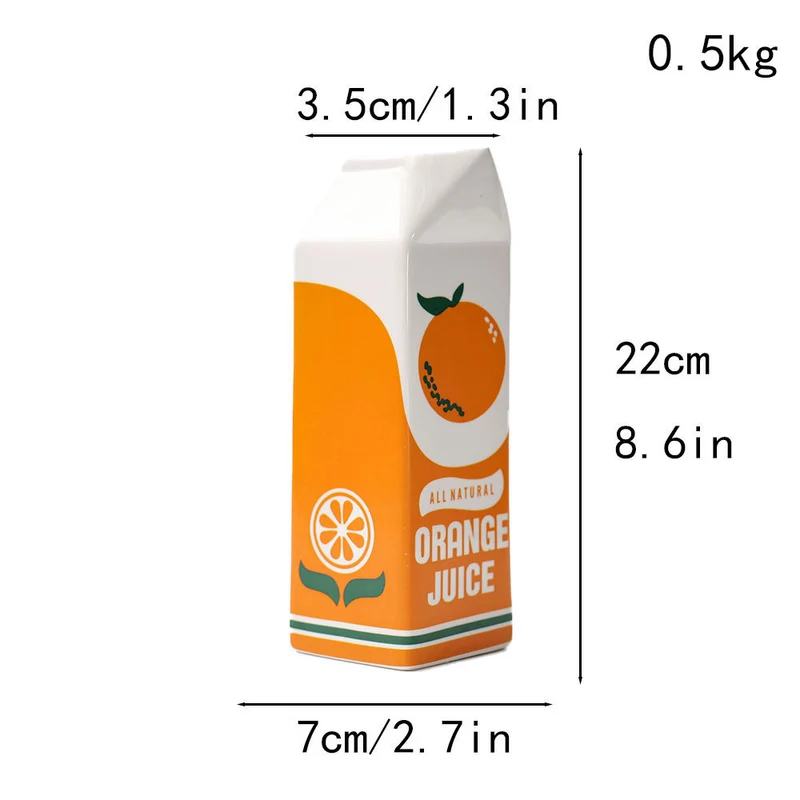 Keramischer Orangensaftbehälter