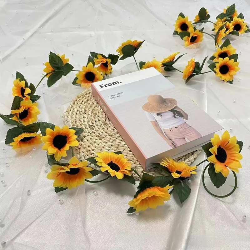 Dekoratives Sonnenblumenmittelstück