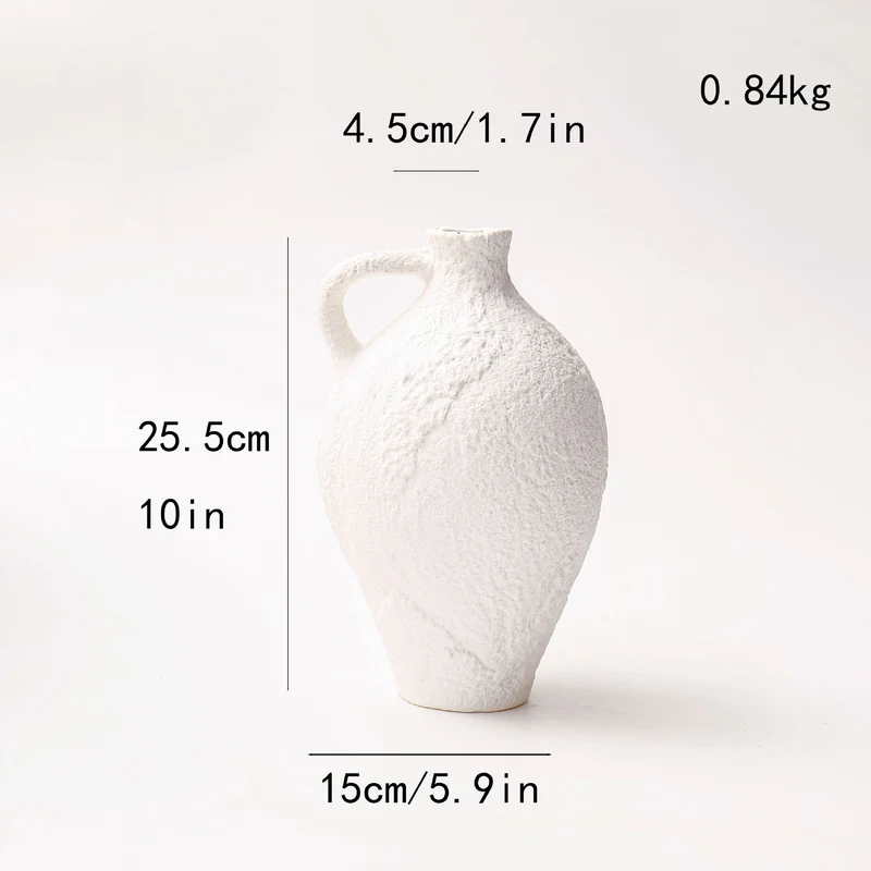 Strukturierte Keramische Dekorative Vase
