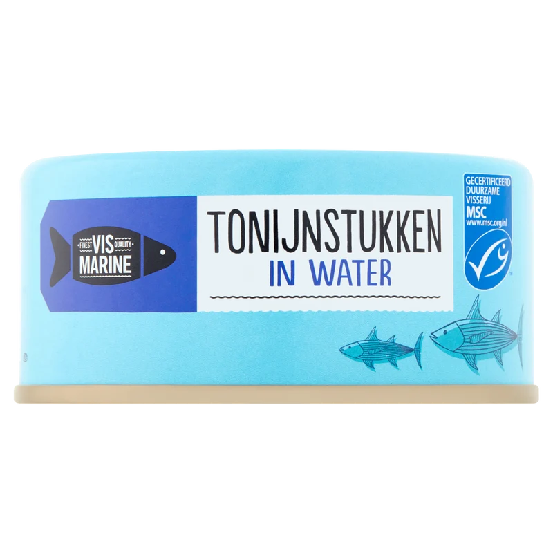 Vis Marine Tonijnstukken in water MSC