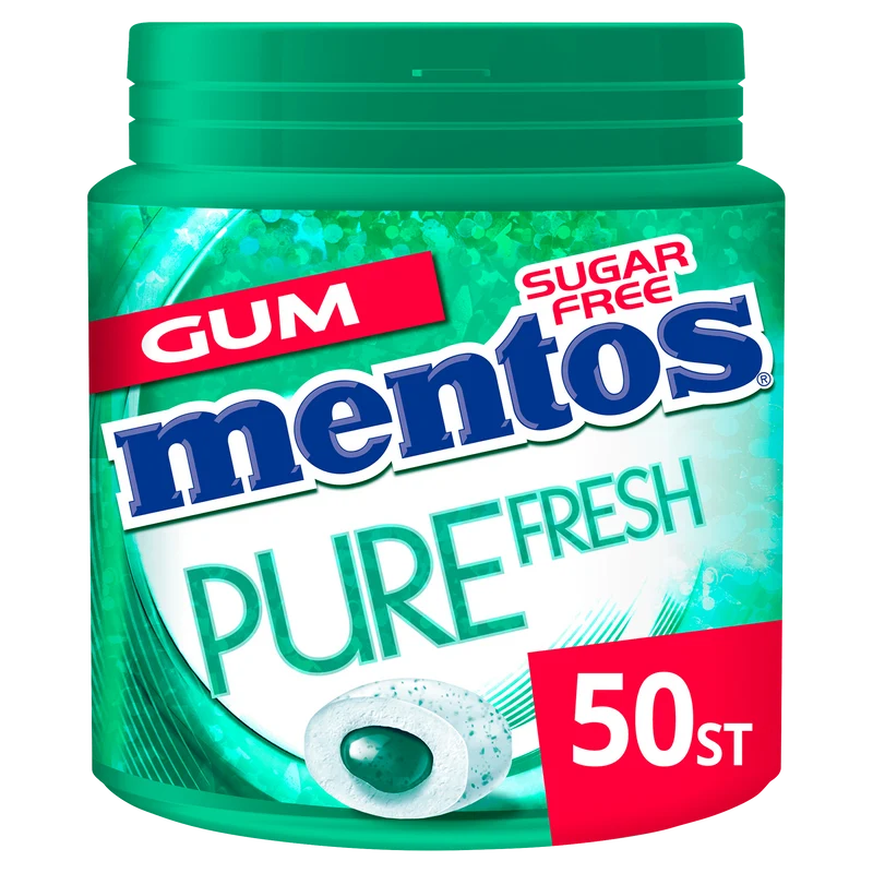 Mentos Pure Fresh Wintergreen 50 st pot