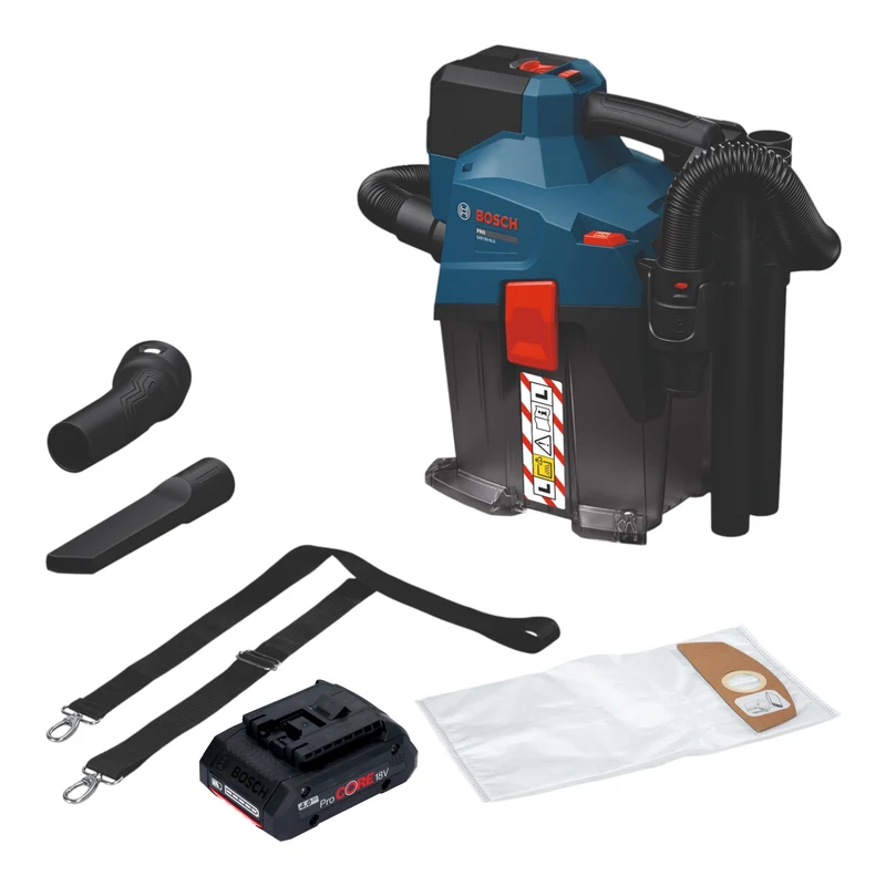 Bosch GAS 18V-6L S Akku Staubsauger 18 V 6 l Staubklasse L + 1x ProCORE Akku 4,0 Ah - ohne Ladegerät