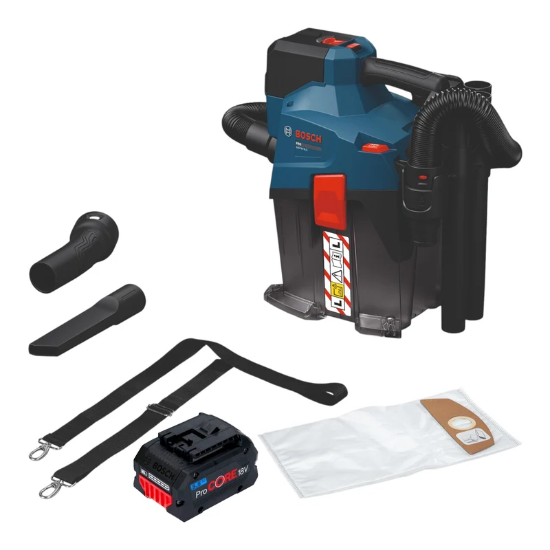 Bosch GAS 18V-6L S Akku Staubsauger 18 V 6 l Staubklasse L + 1x ProCORE Akku 5,5 Ah - ohne Ladegerät