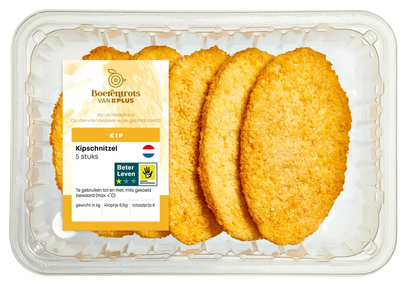 Boerentrots Kipschnitzel 5st.