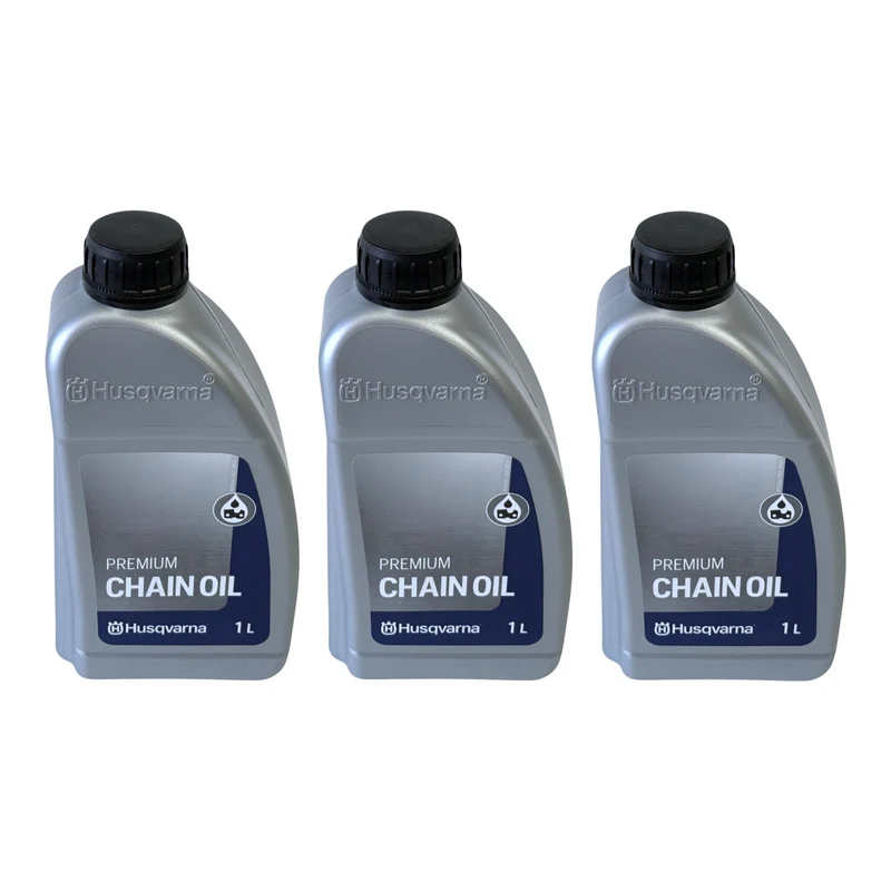 Husqvarna 3x Kettenhaftöl 1 Liter mineralisch ( 3x 579396001 )