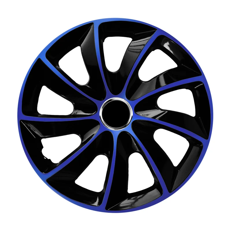 Radkappen Radzierblenden Radblenden - 4 Stück Komplettset - NRM EXTRA STIG - Blau/Schwarz - 13" Zoll