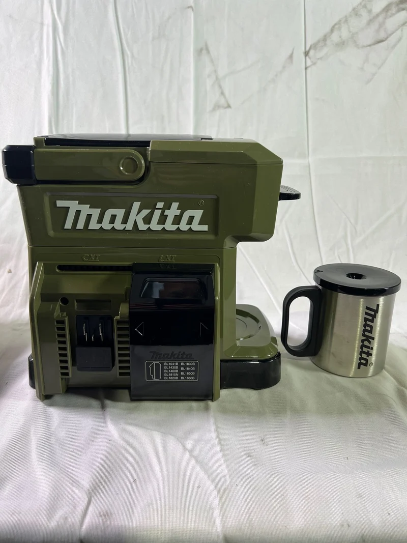 Makita DCM 501 ZO Akku Kaffeemaschine 12 V max. / 18 V Olive - Outdoor Adventure Edition Solo - ohne Akku, ohne Ladegerät - Reparaturgerät