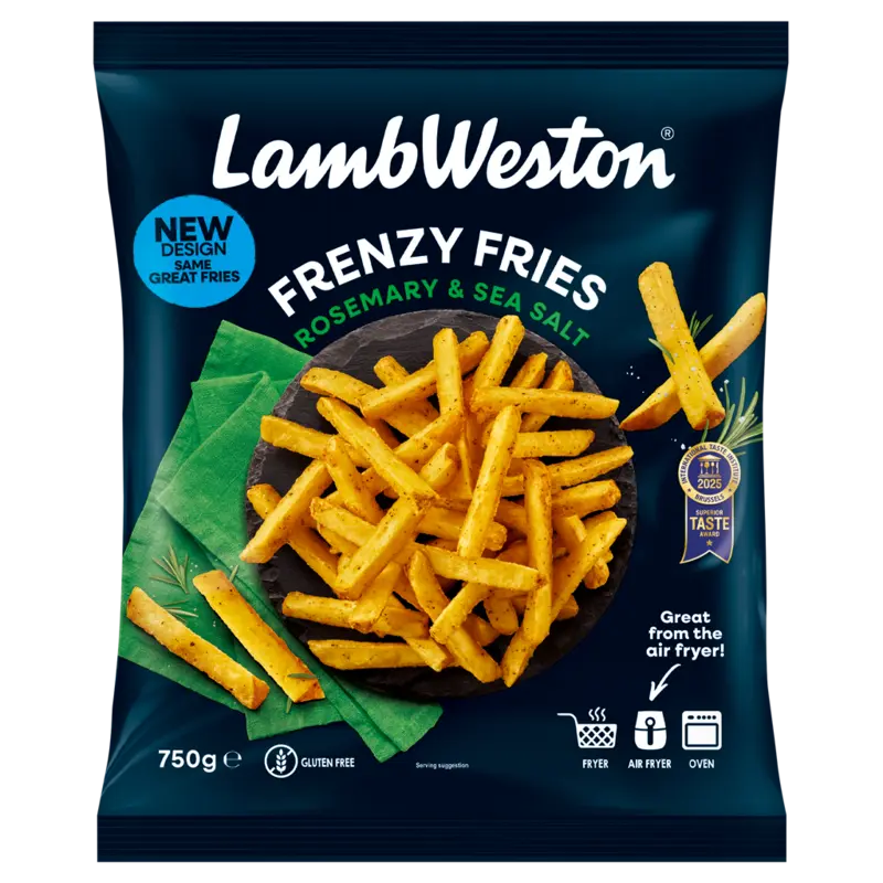 LambWeston Frenzy fries rosemary seasalt