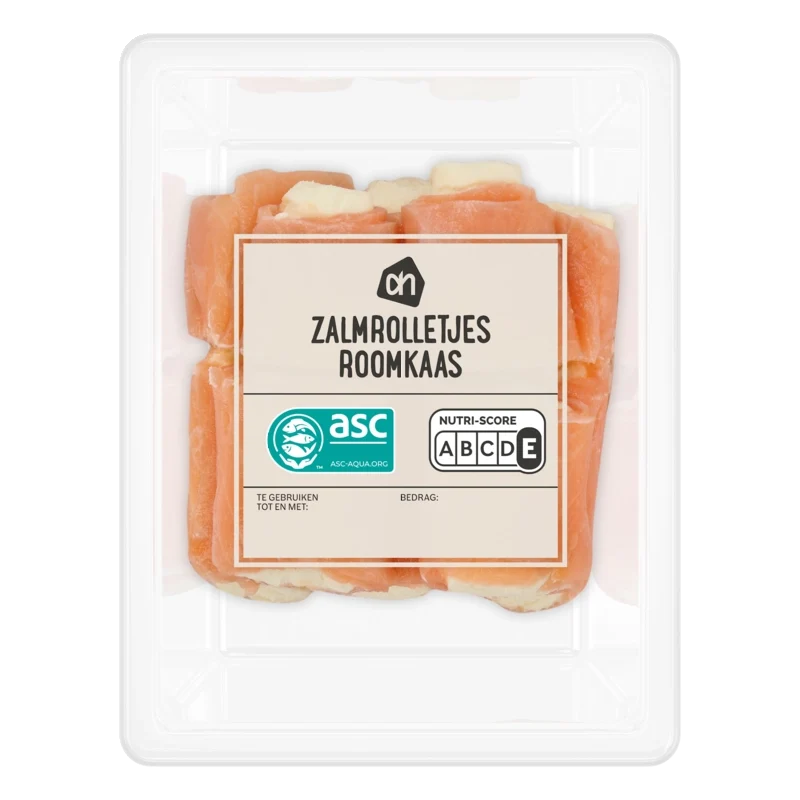 Zalmrolletjes roomkaas