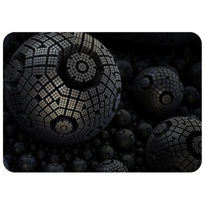 Bertoni-Schreibtischunterlage aus Filz, 50 x 70 cm, Fractal