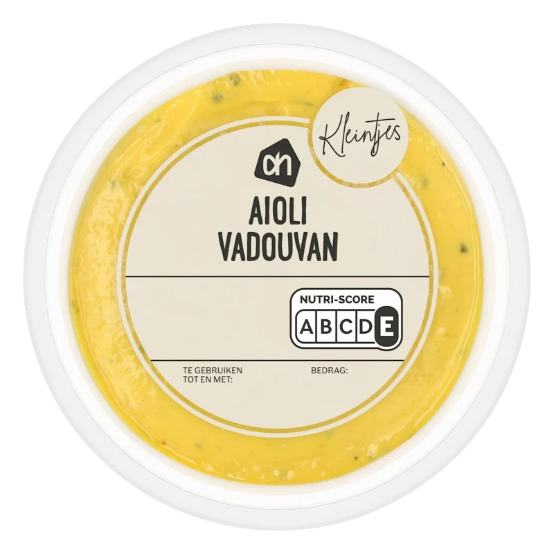 Kleintje aioli vadouvan