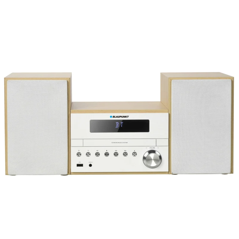 Mikro-HiFi System Stereoanlage mit Bluetooth und Fernbedienung Kompaktanlage FM-Radio 2x50W AUX LED Display CD-Player CD/-R/-RW/MP3/WMA