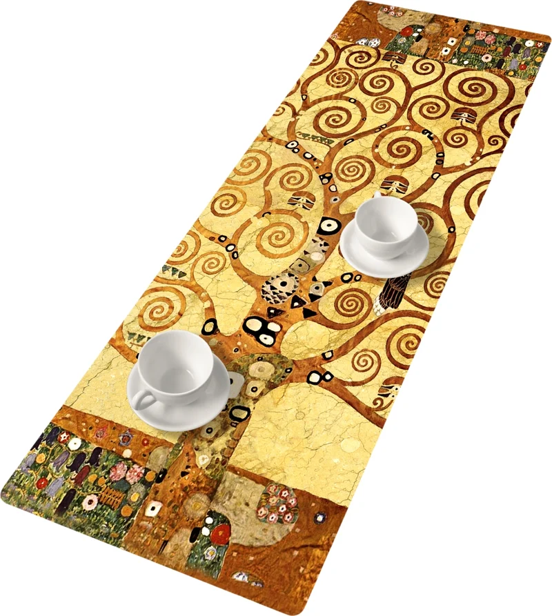 Tischläufer Tischband Tischdecke aus Filz mit Muster Tisch-Deko Pflegeleicht 95 x 33 cm Art. Deco