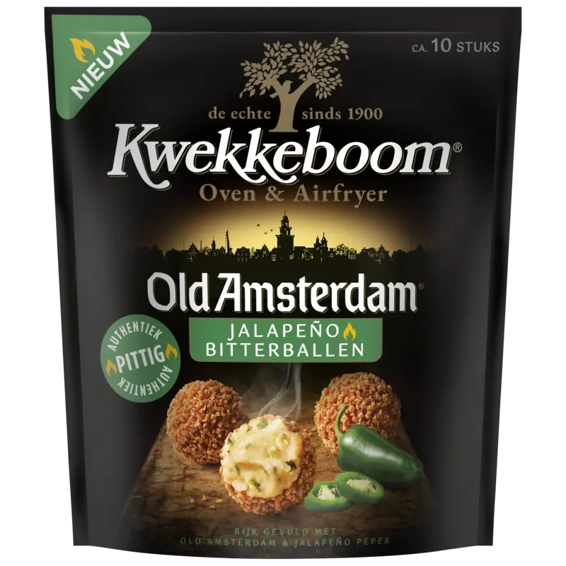 Kwekkeboom Old Amsterdam jalapeño bitterballen