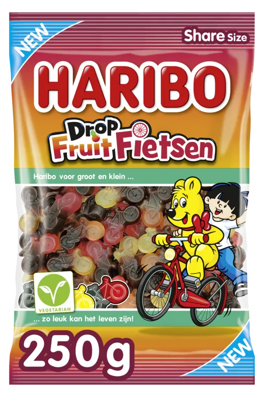 Haribo Drop fruit fietsen