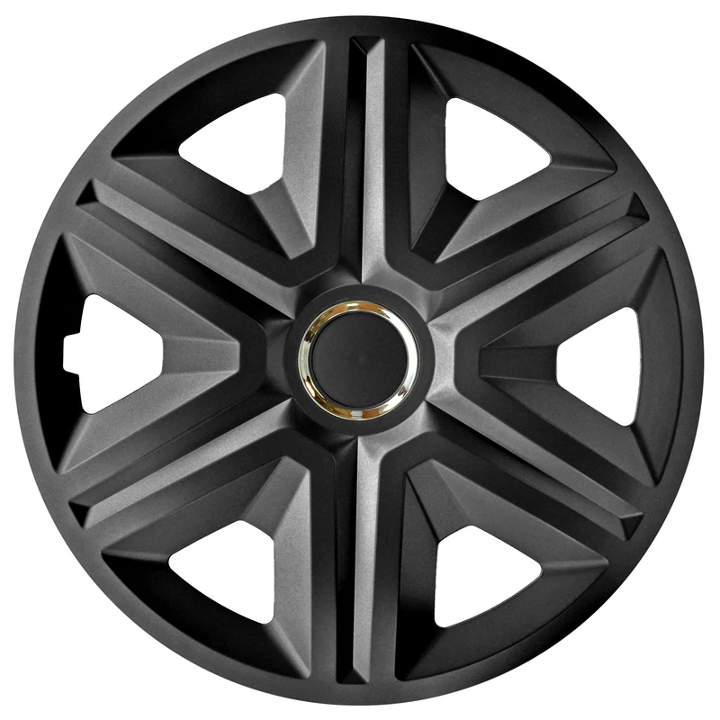 4X Universal Radkappen Radzierblenden Radblenden Auto KFZ 4 Stück (Graphit, 16")