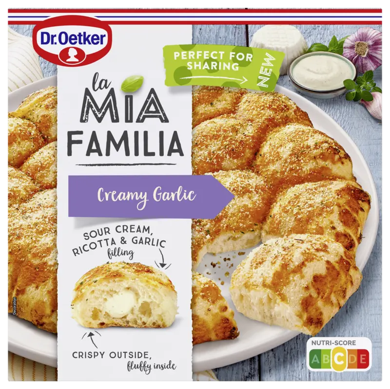 Dr. Oetker La Mia familia creamy garlic breekbrood