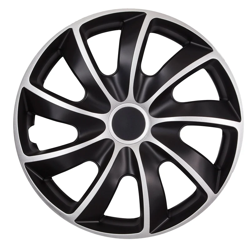Universal Radkappe 16'' NRM Quad Bicolor schwarz/silber 1 Stück