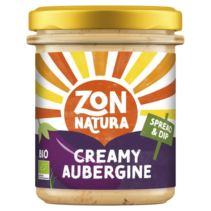 Zonnatura Aubergine creamy spread