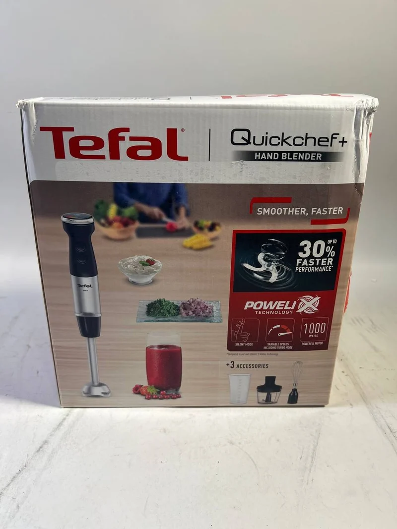Tefal Quickcheff 1-in-1 20SP HB658 Stabmixer 1000 W ( HB658838 ) + 800 ml Mixbecher - Reparaturgerät