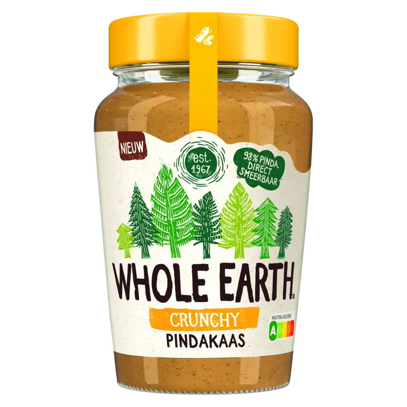Whole earth Crunchy pindakaas