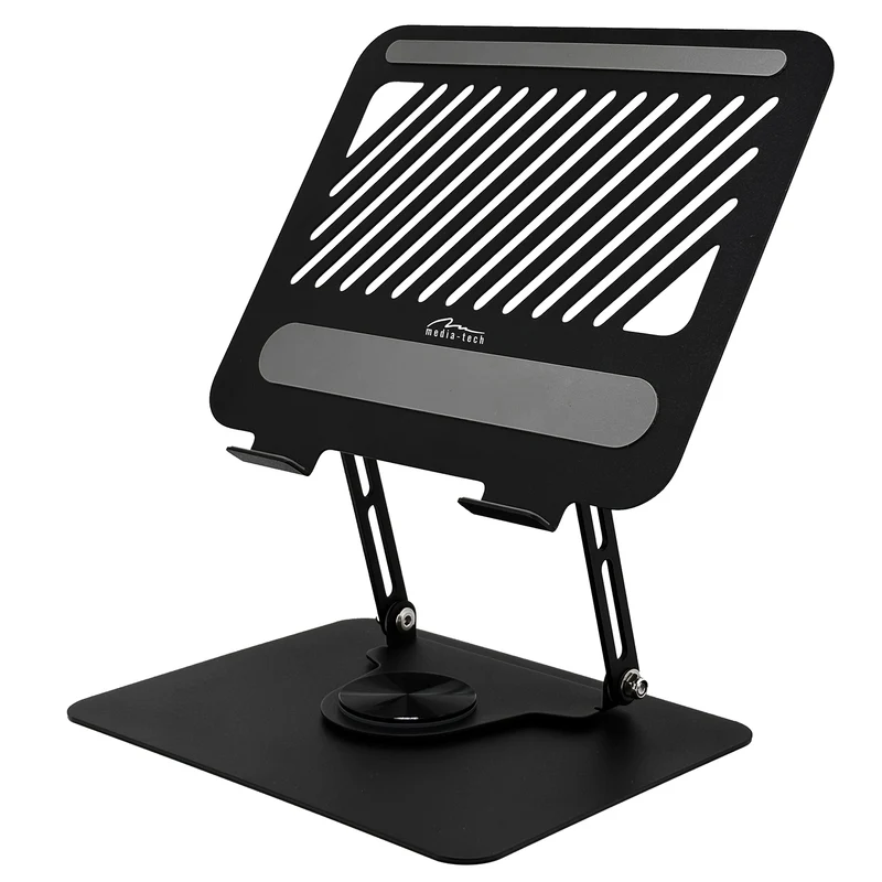 Verstellbarer, drehbarer, ergonomischer Laptop-Ständer 10-17, Media-Tech MT2662