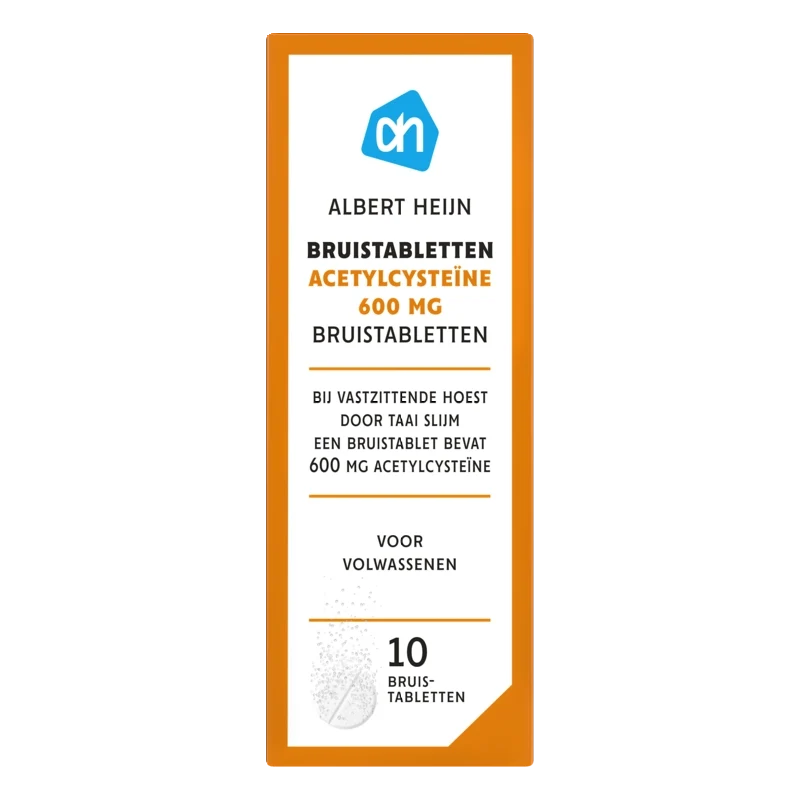 Bruistabletten acetylcysteïne 600mg
