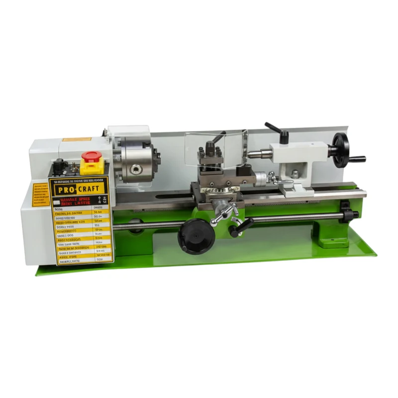 Procraft VMM800 Drehmaschine 550 Watt 350 mm Drehlänge für Stahl und Kunststoff