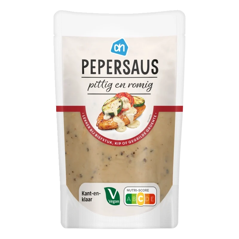 Pepersaus pittig en romig