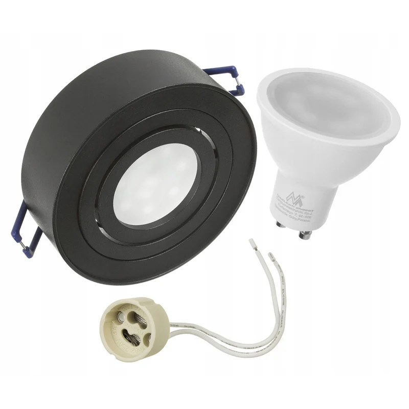 Einbaustrahler MCE462 B 7W schwarz + GU10
