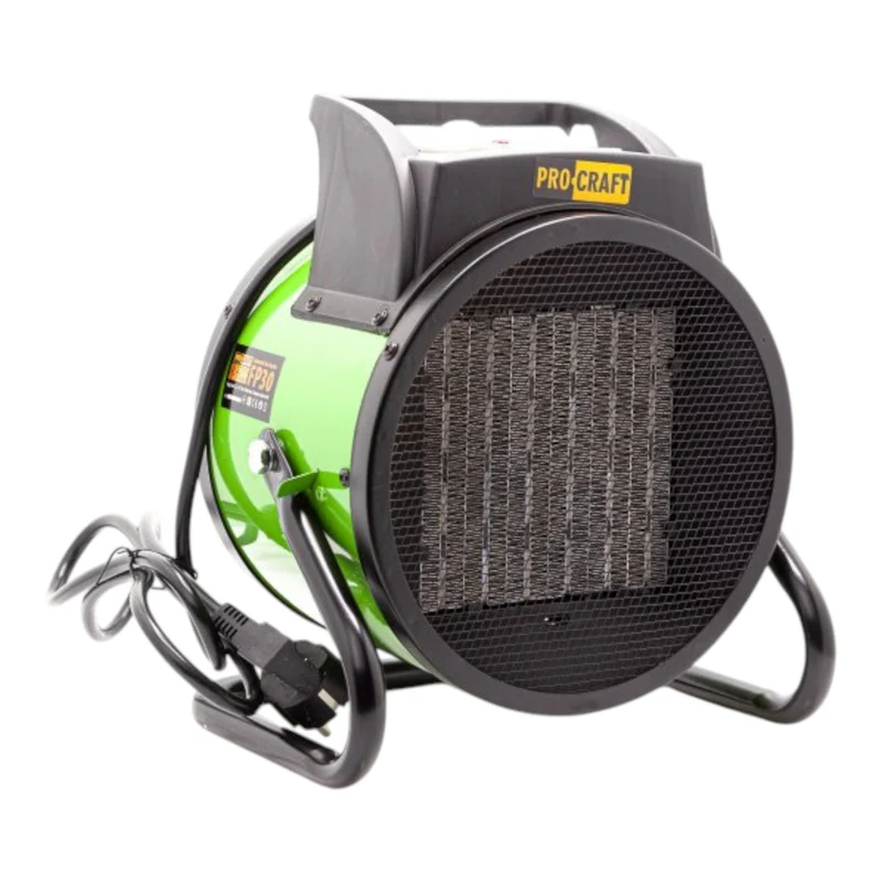 Procraft FP30 Elektro Heizlüfter Heizgerät Heizung 3 kW 3 Leistungsstufen 25/1500/3000 W für Werkstatt, Keller, Baustelle etc. inkl. Überhitzungsschutz