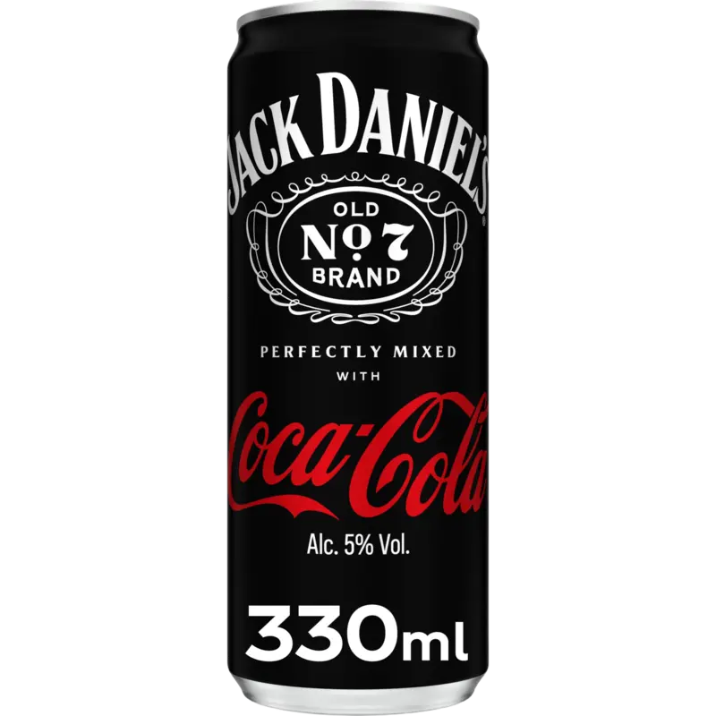Jack Daniels Whiskey & coca cola