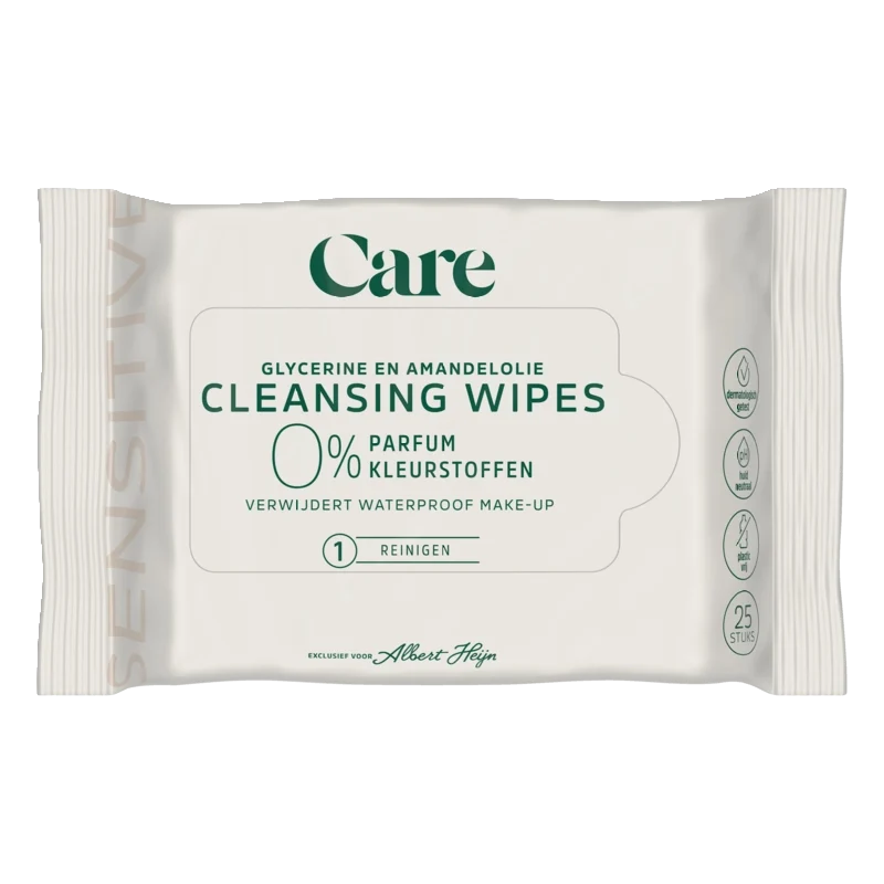Care Sensitive cleansing wipes 0%
