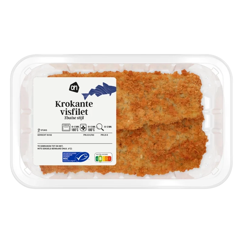 Krokante visfilet Thaise stijl