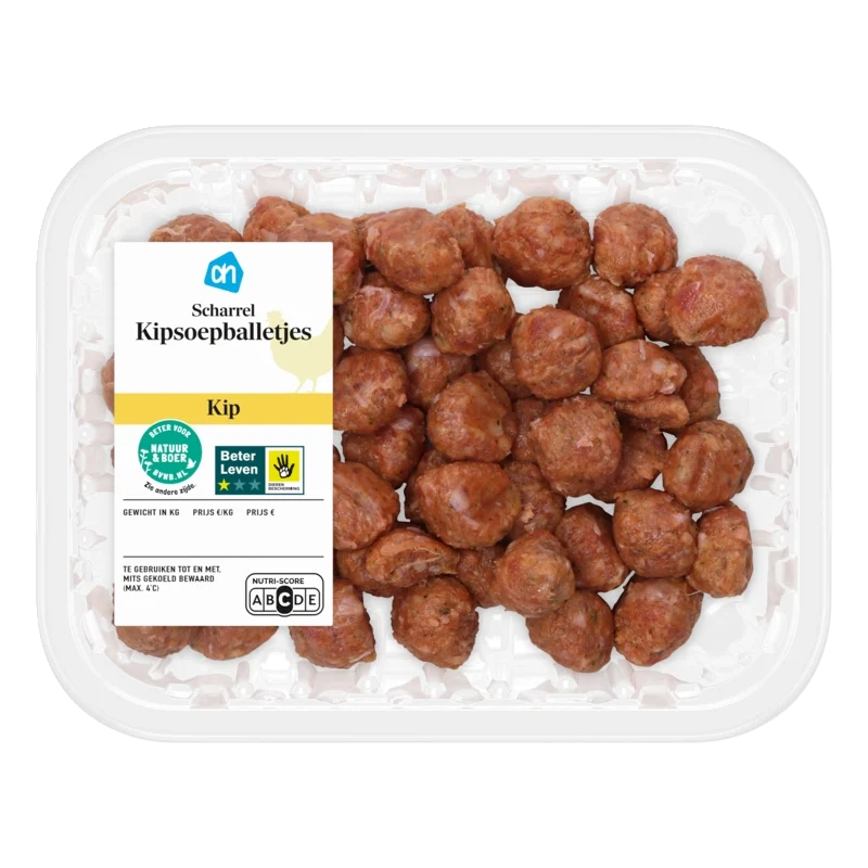 Scharrel kipsoepballetjes