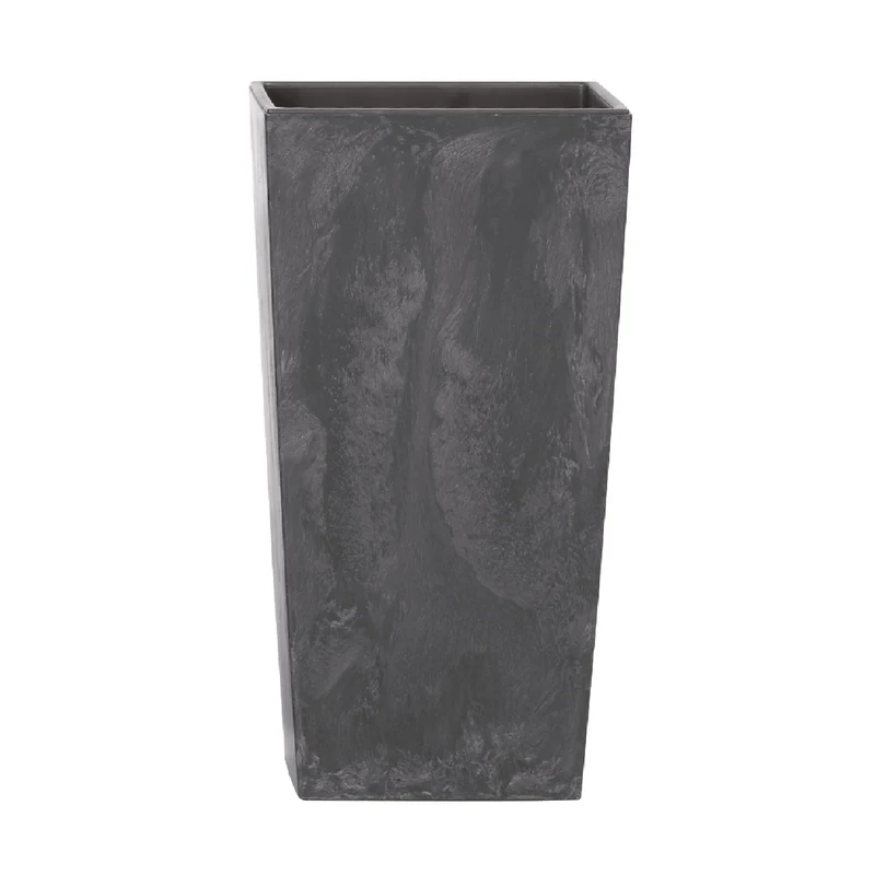 Blumentopf mit Einsatz Urbi Square Effect Anthrazit DURS300E-S433