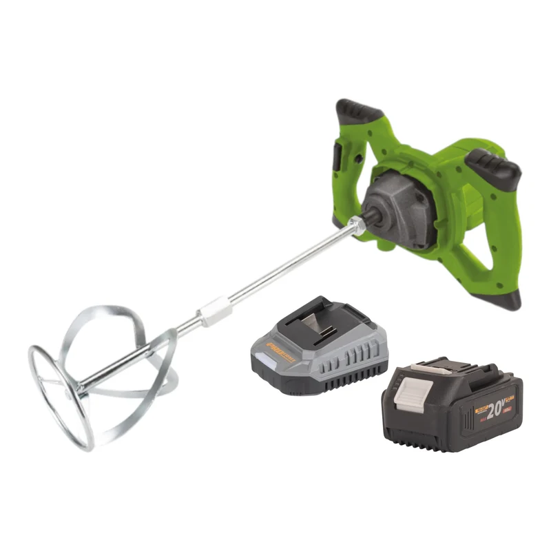 Procraft PMM20 Akku Rührwerk 20 V Brushless + 1x Akku 4,0 Ah + Ladegerät