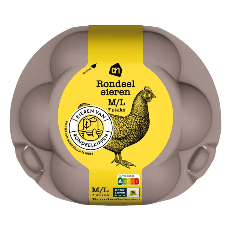 Rondeel eieren M L
