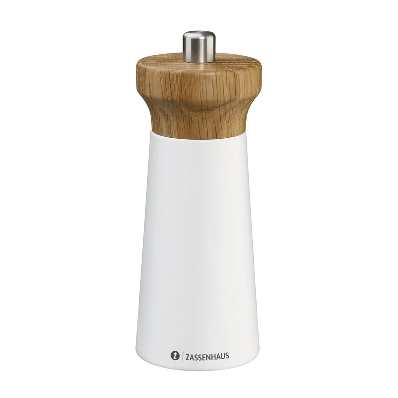 Pfeffermühle WESTERLAND 14 cm weiß/Eiche
